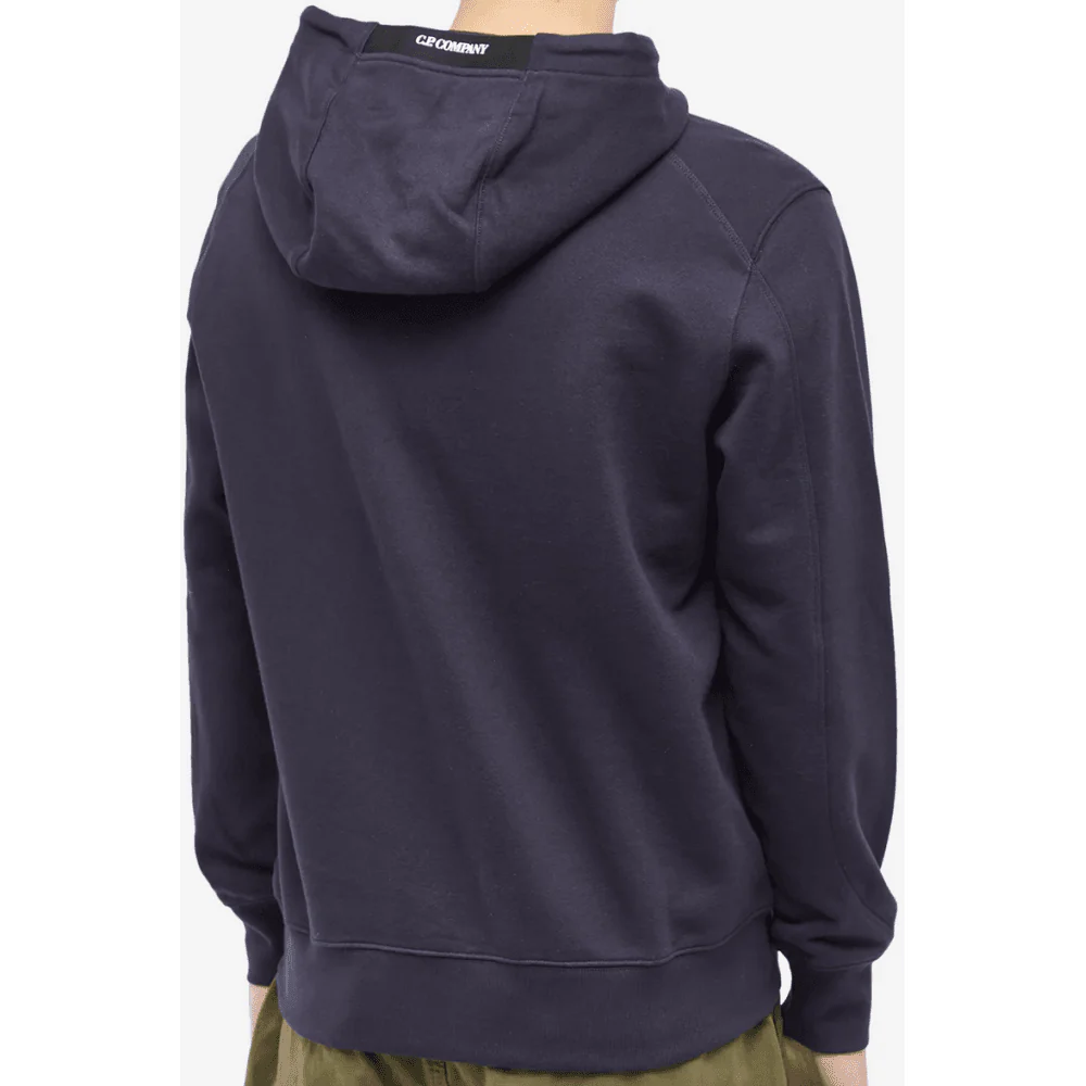 Cp Company 023A Heavy Lens Overhead Hoodie In Navy - Image 3