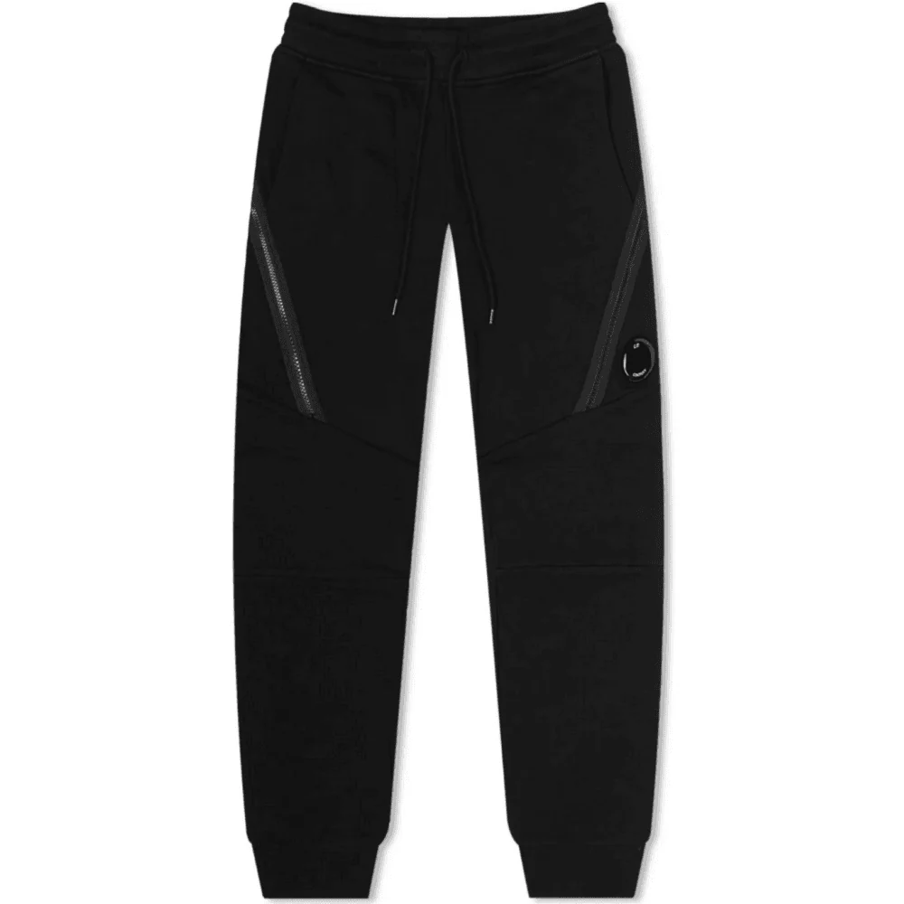 Cp Company 084A Diagonal Raised Joggers In Black