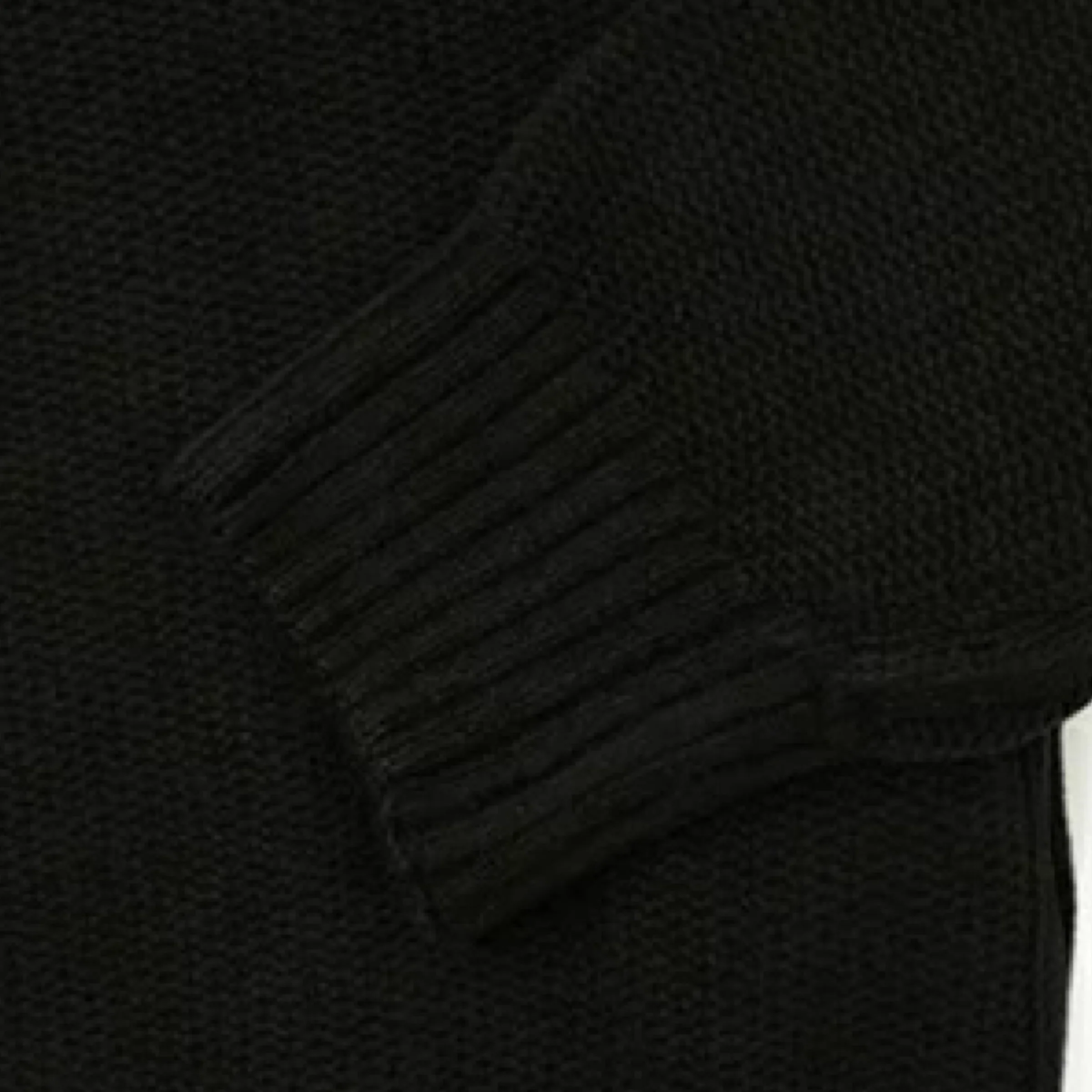 Cp Company 086A Chenille Cotton Knit In Black - Image 3