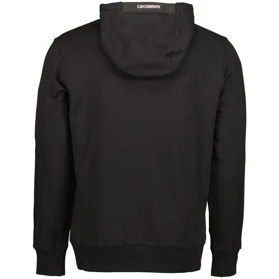 Cp Company 16cm Diagonal Raised Lens Overhead Hoodie In Black - Image 5