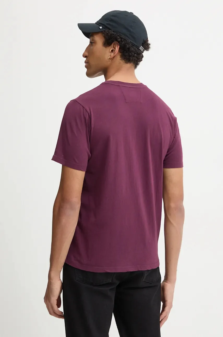 Cp Company 240A Check Logo Print In Potent Purple - Image 4
