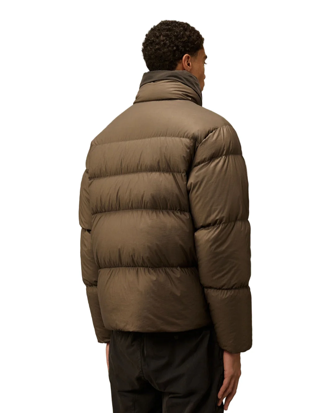 Cp Company 265A Lens Bi-Tm Down Jacket In Walnut Brown - Image 7