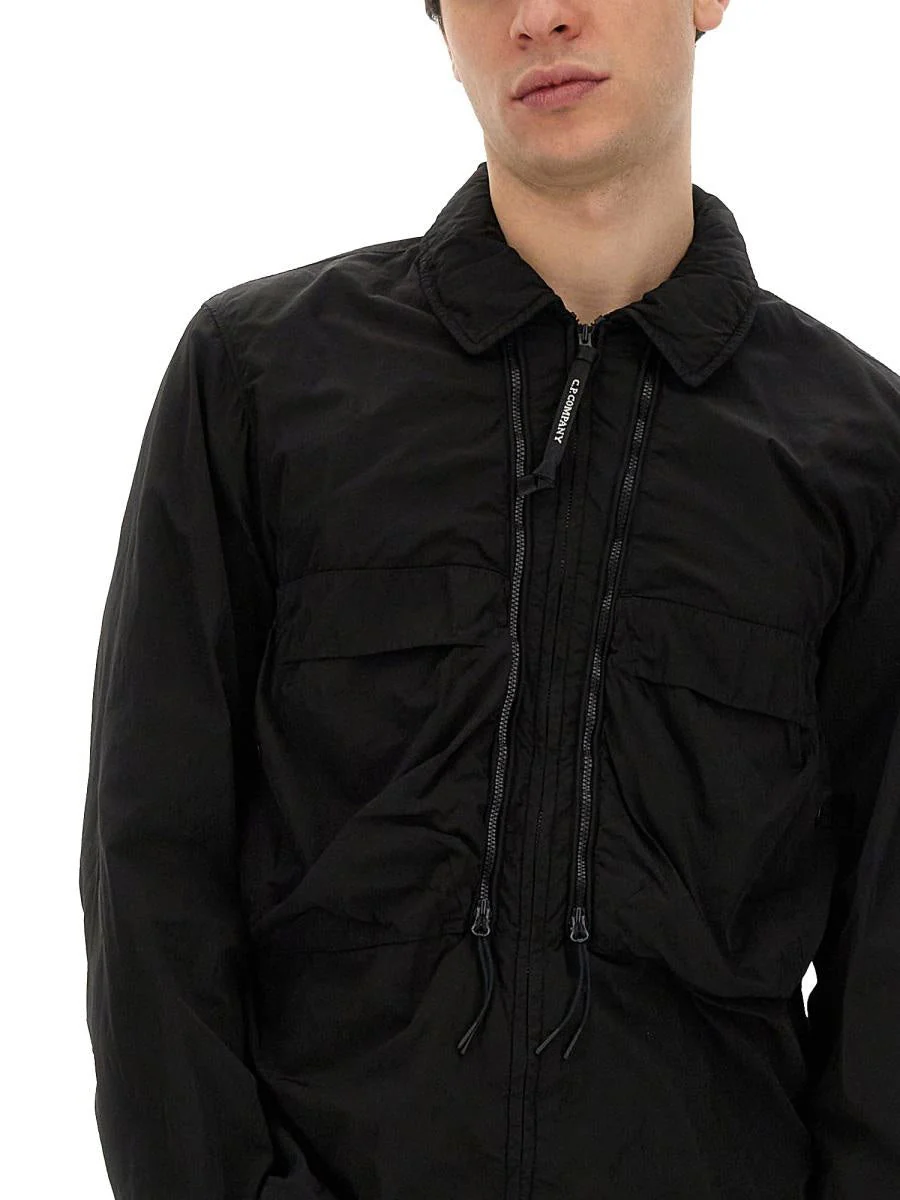 Cp Company 013A Chrome-R Lens Overshirt in Black - Image 12