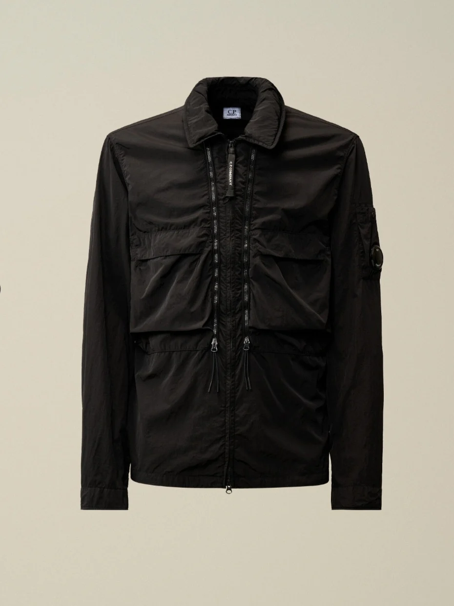 Cp Company 013A Chrome-R Lens Overshirt in Black - Image 6
