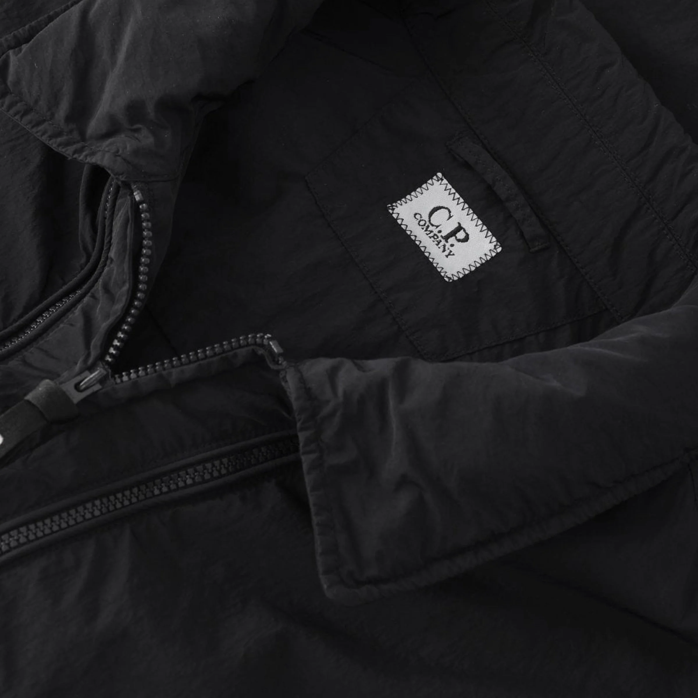 Cp Company 013A Chrome-R Lens Overshirt in Black - Image 9
