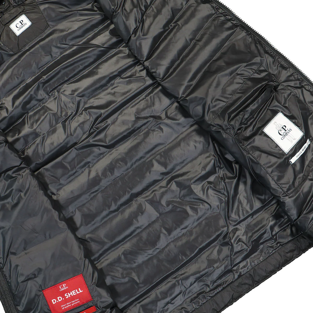 Cp Company D.D Shell Down Gilet In Black - Image 4