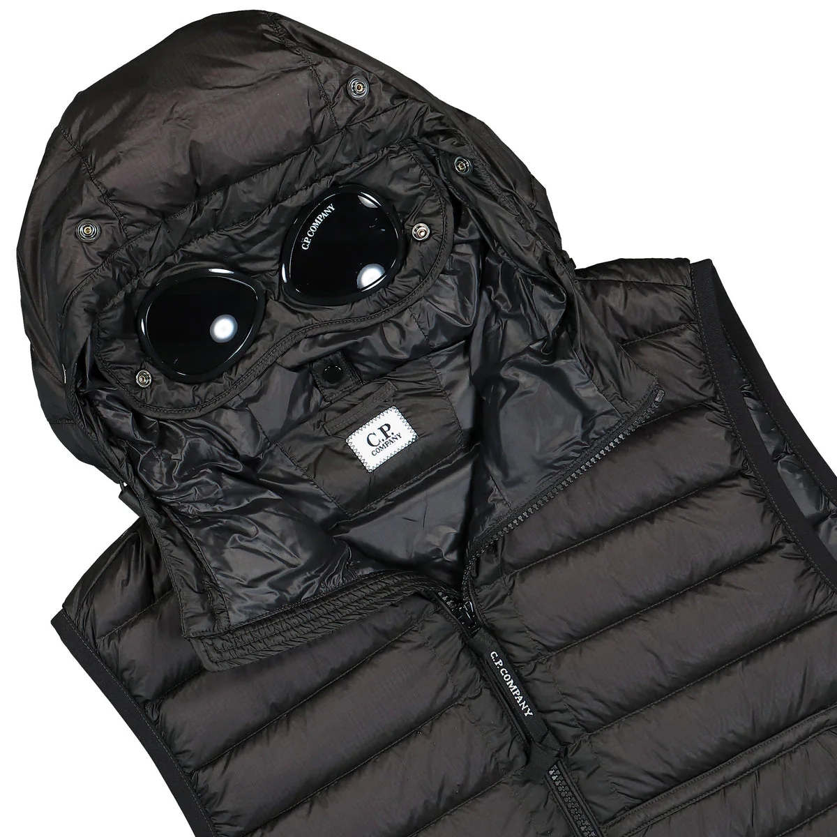 Cp Company D.D Shell Down Gilet In Black - Image 5