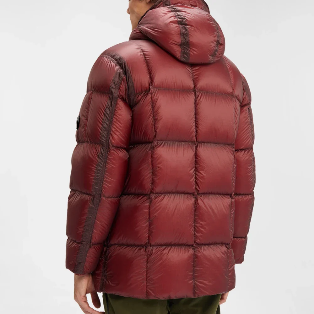 Cp Company D.D Shell Down Parka In Red - Image 4