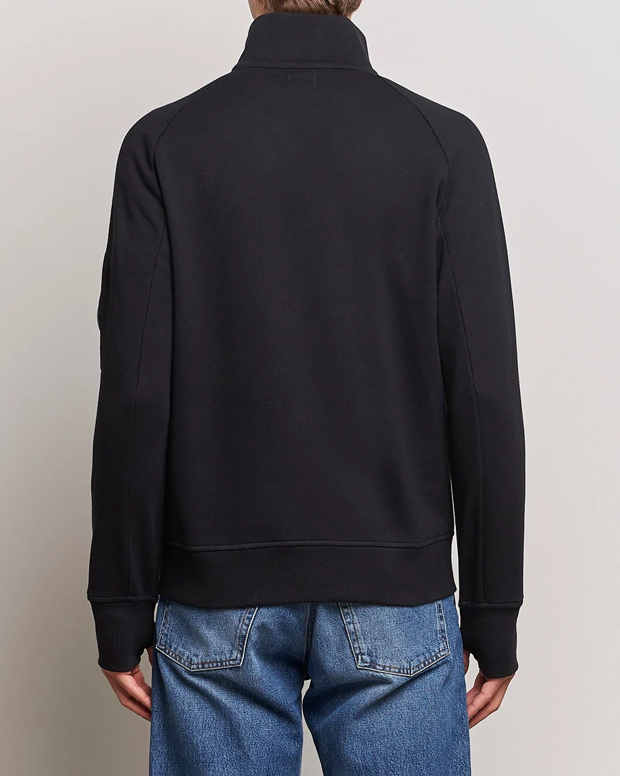 Cp Company Diagonal Raised Lens Full Zip In Black - Image 5