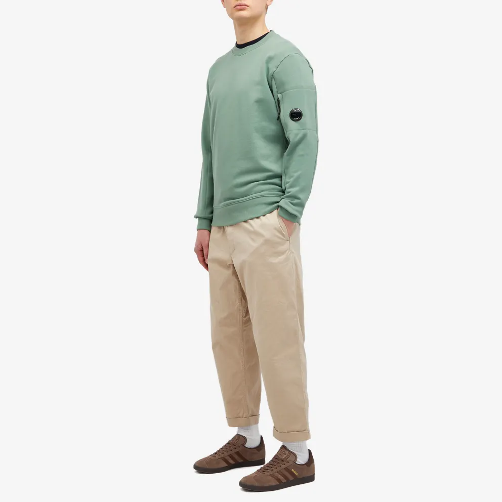 Cp Company 16CM Diagonal Raised Lens Sweatshirt Green Bay - Image 3