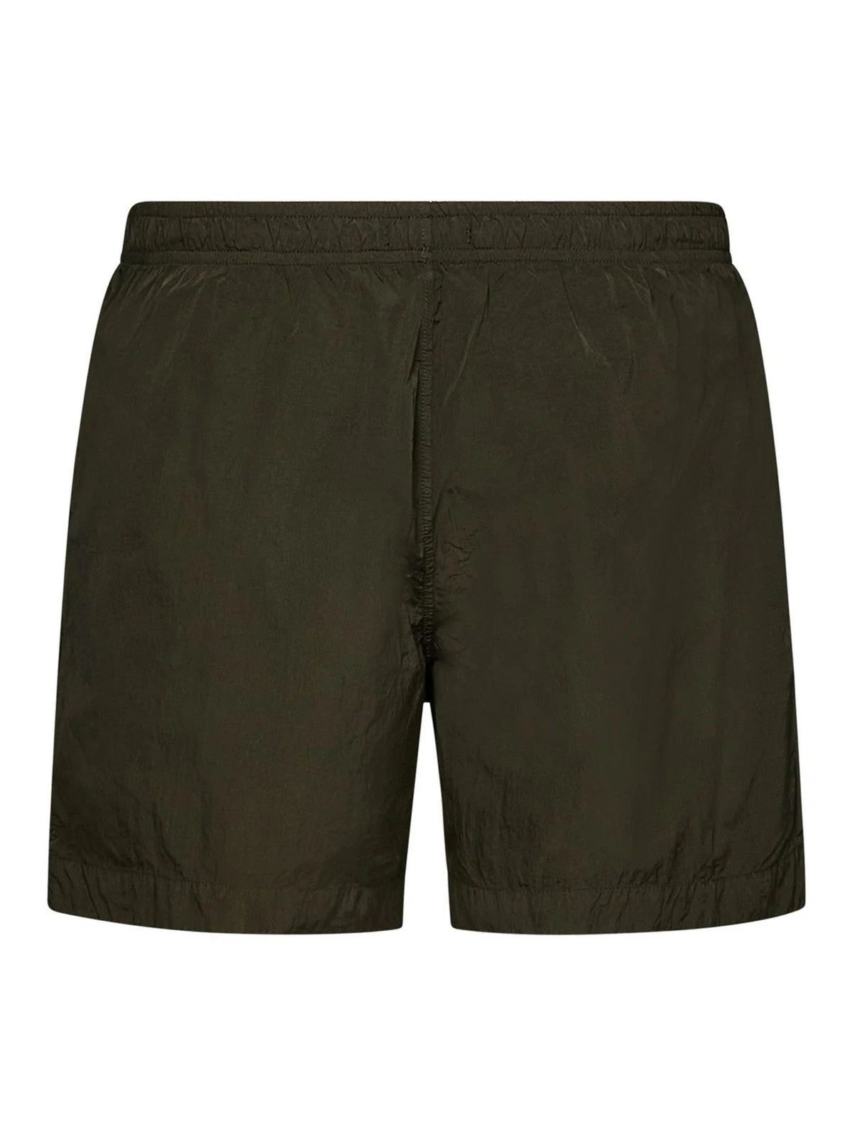 Cp Company Eco-Chrome R Stitch Logo Swim Shorts Ivy Green - Image 3