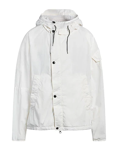 Cp Company Flatt Nylon Lens Jacket In White