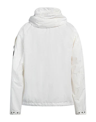 Cp Company Flatt Nylon Lens Jacket In White - Image 4