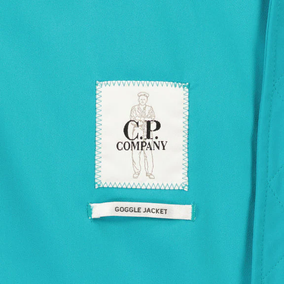 Cp Company S/S Goggle Soft Shell Jacket In Tile Blue - Image 4