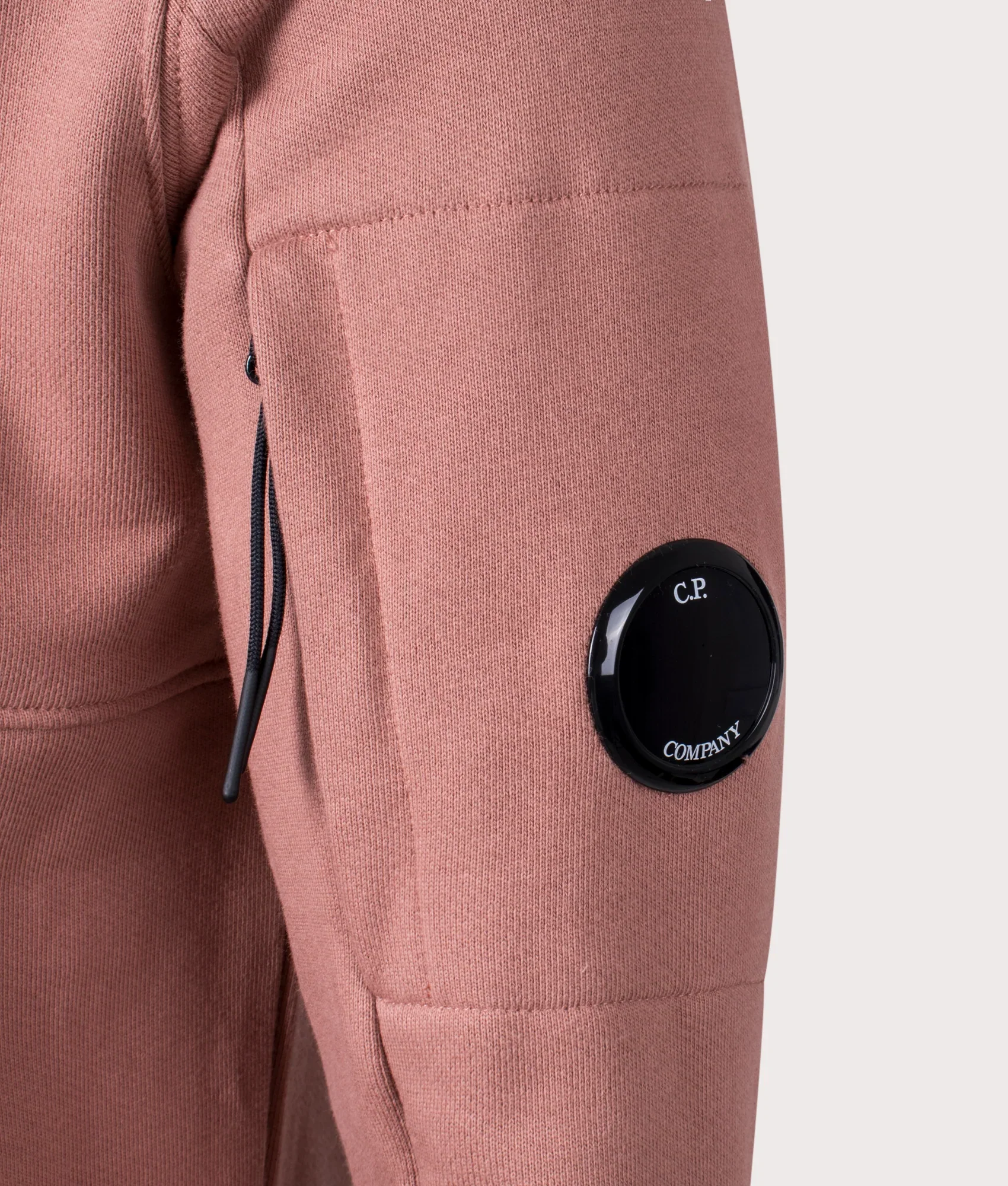 Cp Company Heavy Lens Overhead Hoodie In Cedar Wood - Image 3