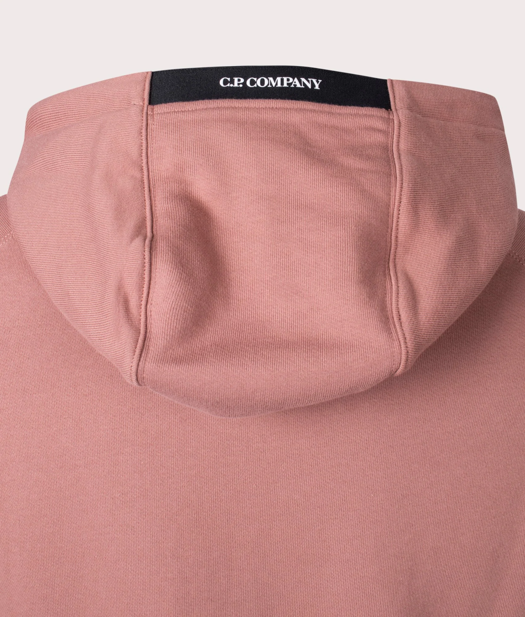 Cp Company Heavy Lens Overhead Hoodie In Cedar Wood - Image 4