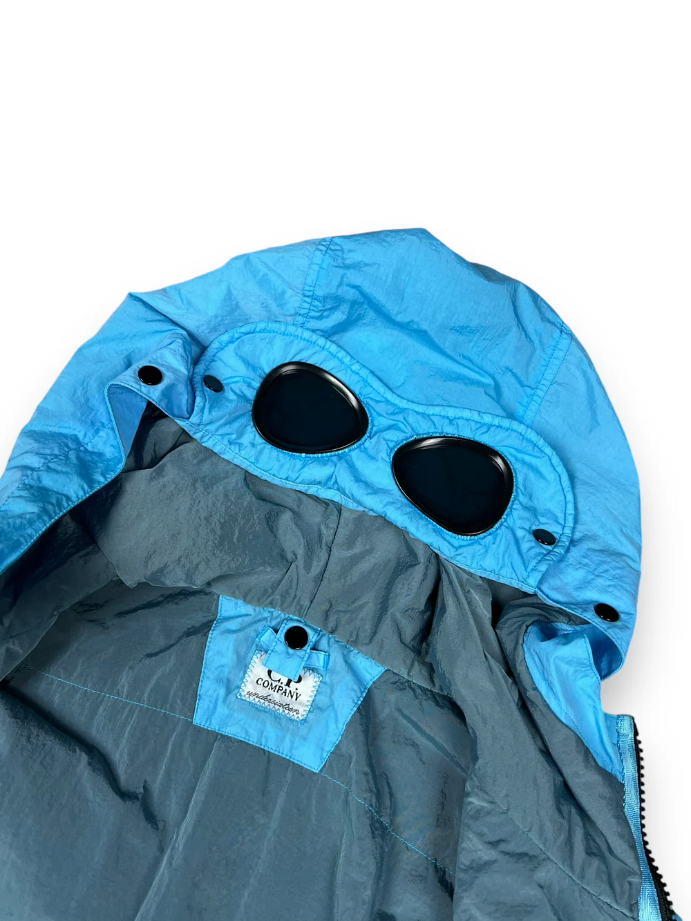 CP Company Junior CR-L Goggle Gilet in Sky Blue - Image 3