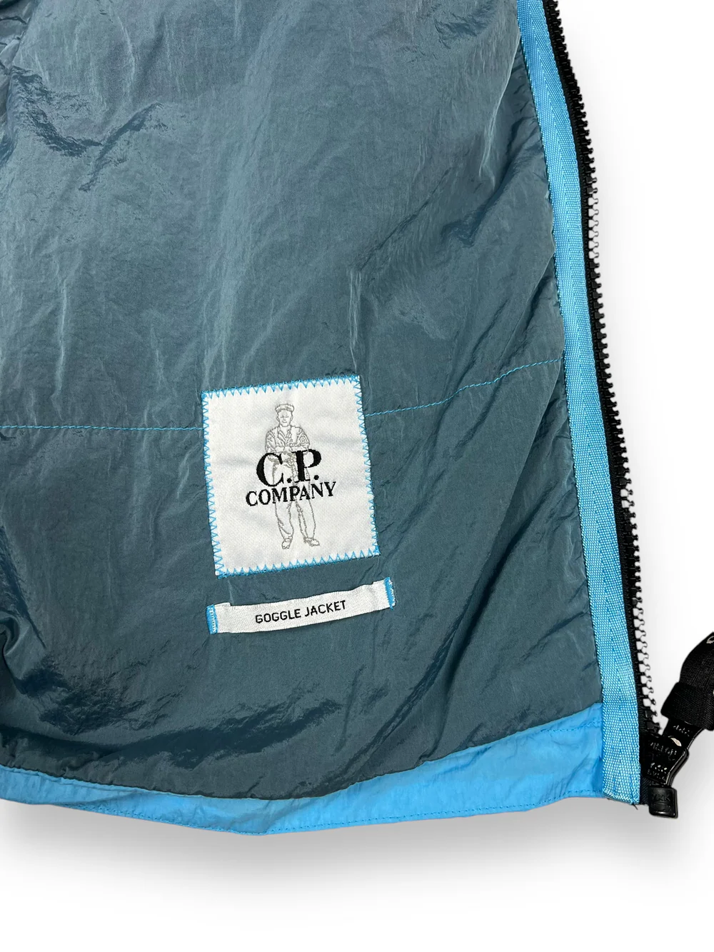 CP Company Junior CR-L Goggle Gilet in Sky Blue - Image 6