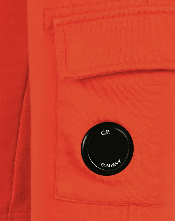 CP Company Junior Lens Shorts In Red - Image 3