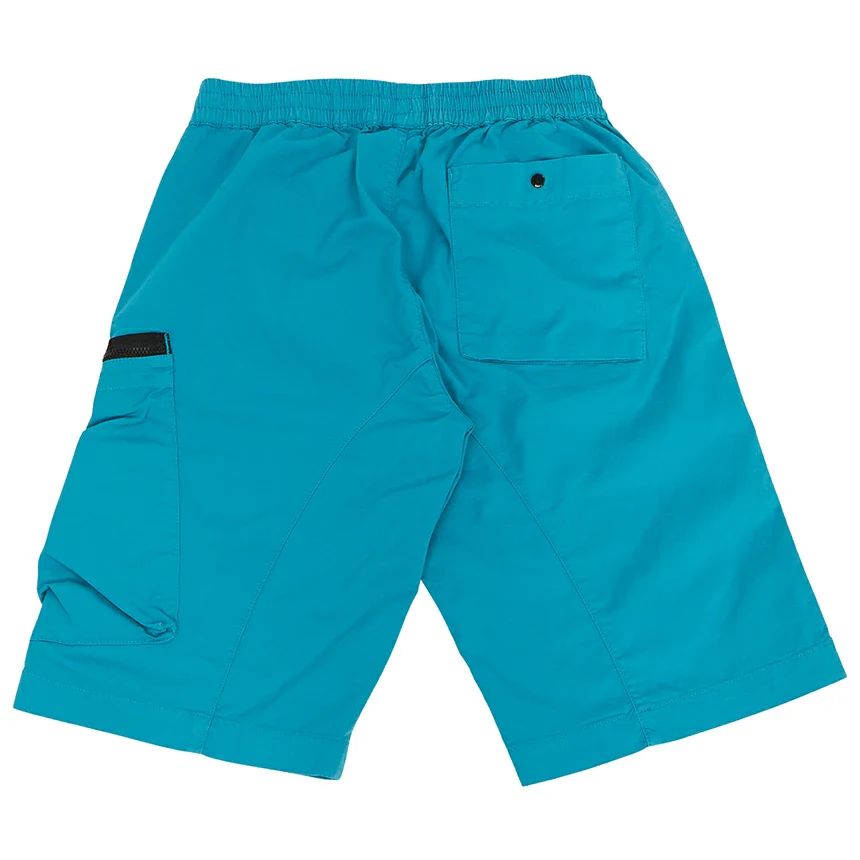 Cp Company Junior Stretch Gabardine Bermuda Cargo Shorts in Tile Blue - Image 3