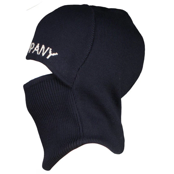 Cp Company Knitted Big Logo Balaclava Navy - Image 2