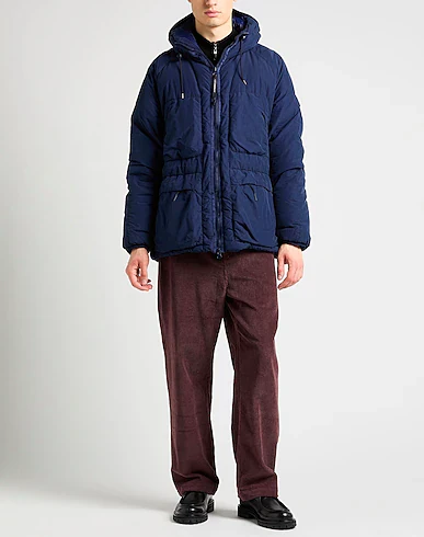 Cp Company Long Flatt Nylon Lens Down Jacket in Peacoat - Image 2
