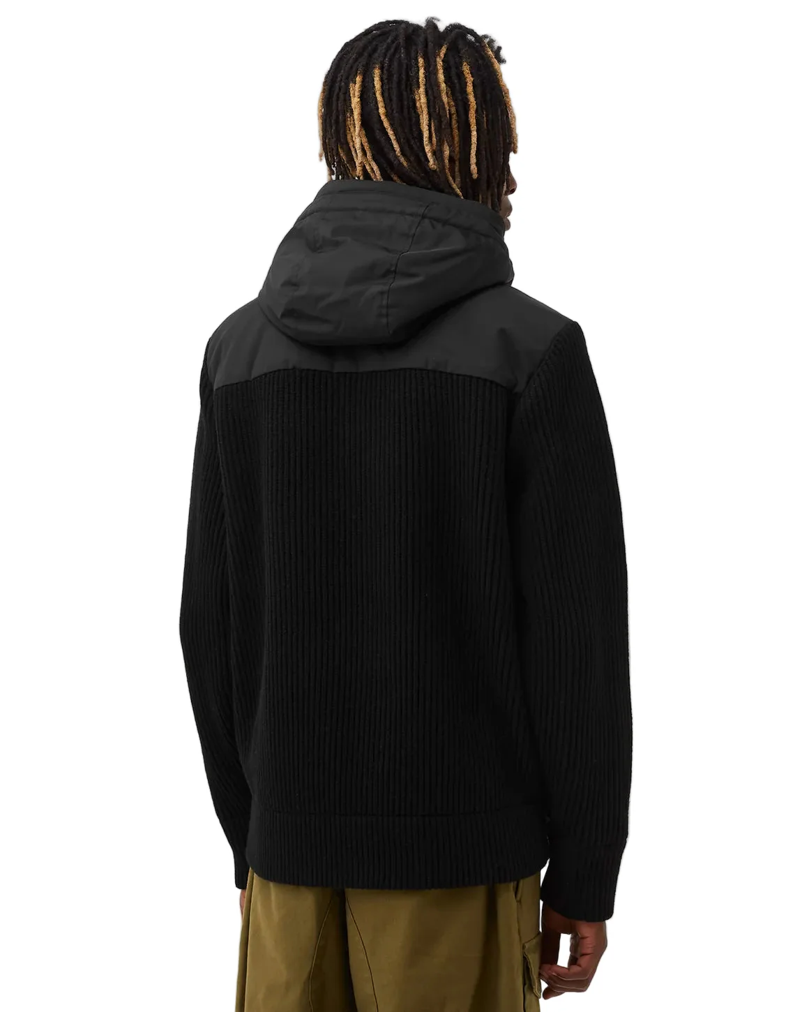 Cp Company Metropolis Series Mixed Lambswool Jacket in Black - Image 10