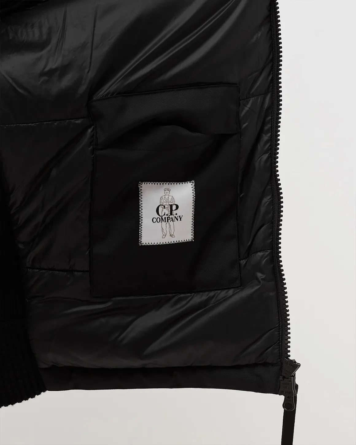 Cp Company Metropolis Series Mixed Lambswool Jacket in Black - Image 8