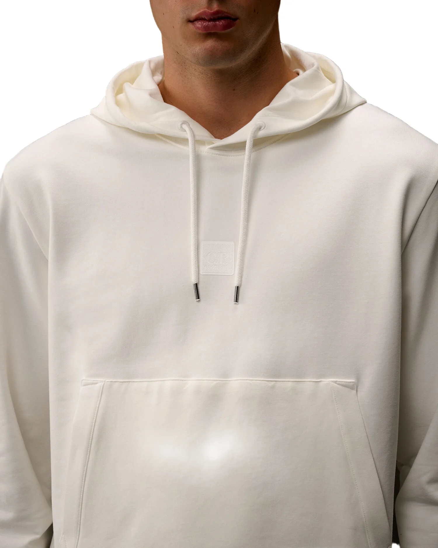 Cp Company Metropolis Series Overhead Hoodie In White - Image 3