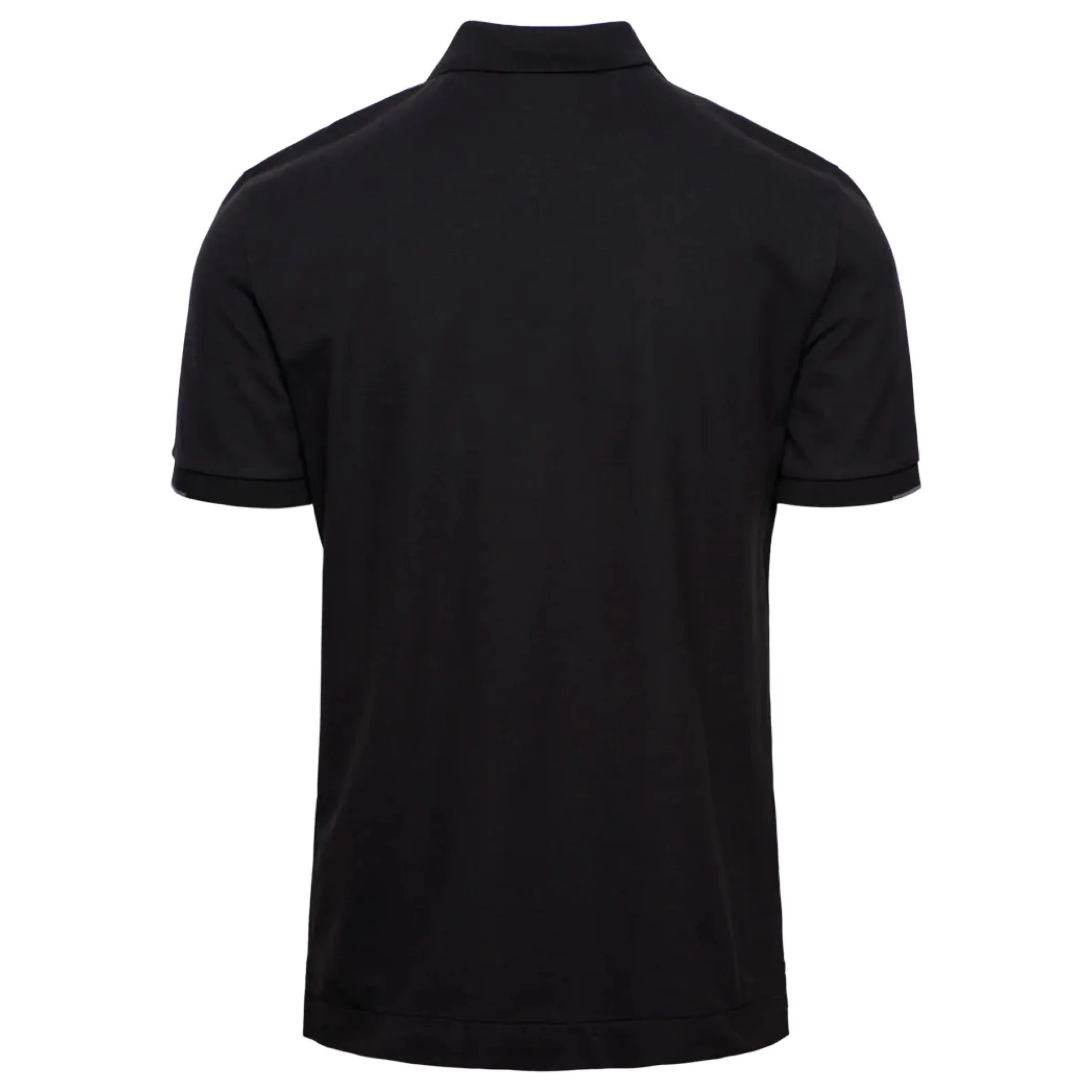 Cp Company Metropolis Series Striped Polo Shirt In Black - Image 2