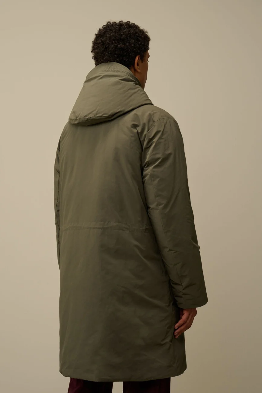 Cp Company Micro-M Down Parka In Grape Leaf - Image 7