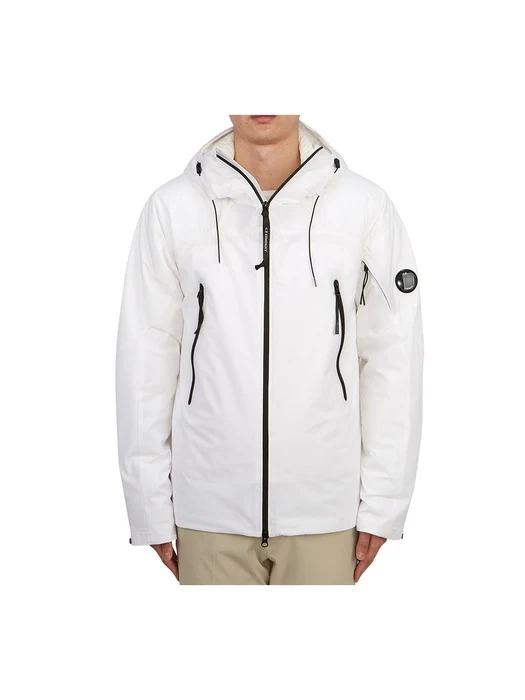 Cp Company Padded A/W Pro-Tek Hooded Jacket White