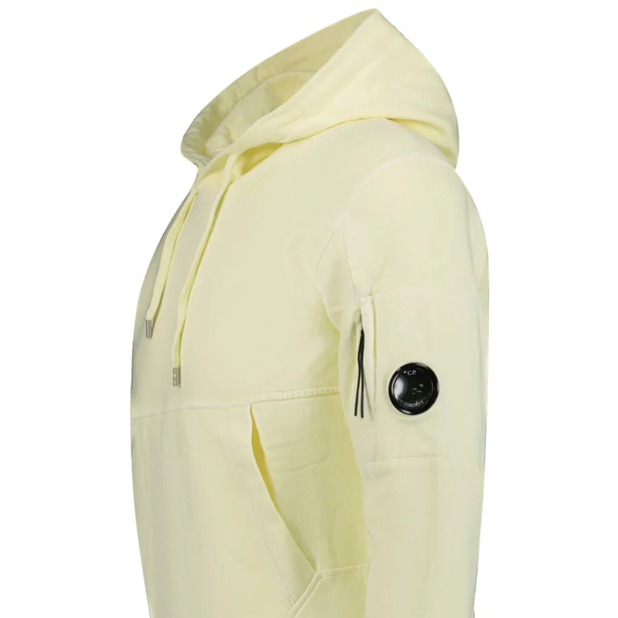 Cp Company Resist Dyed Lens Overhead Hoodie In Yellow - Image 3