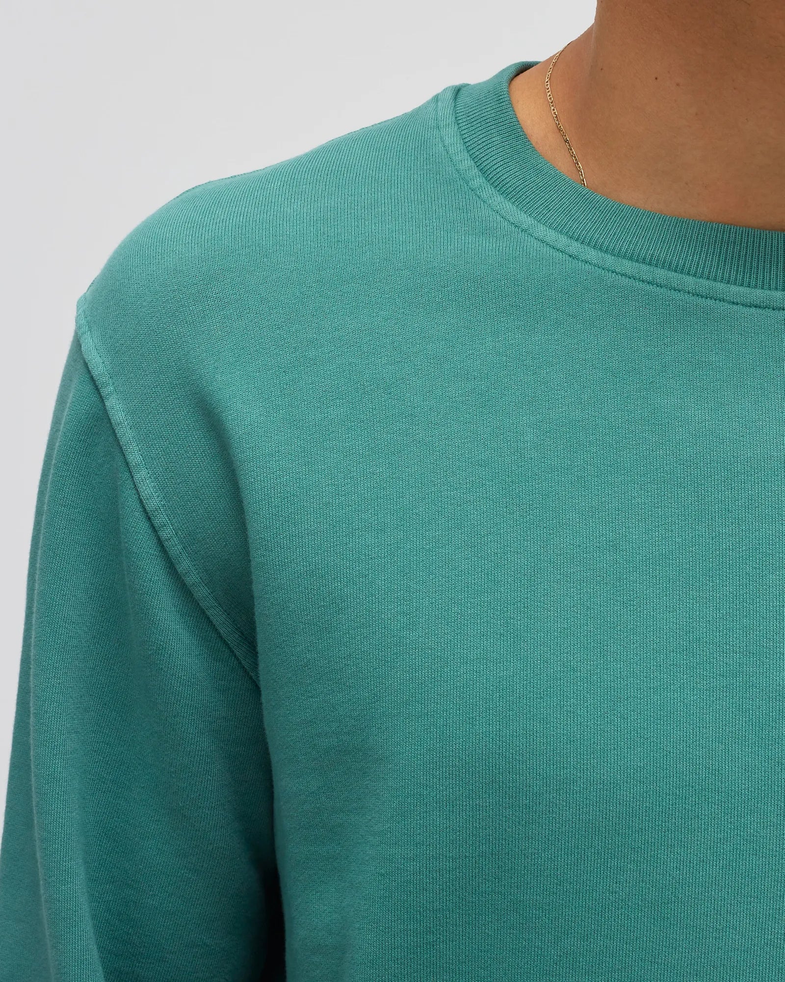 Cp Company Resist Dyed Lens Sweatshirt In Frosty Green - Image 3