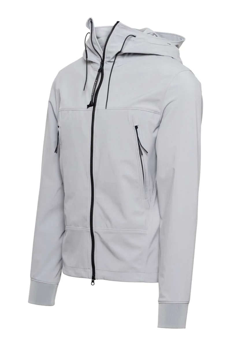 Cp Company S/S Goggle Soft Shell In Drizzle Grey - Image 4