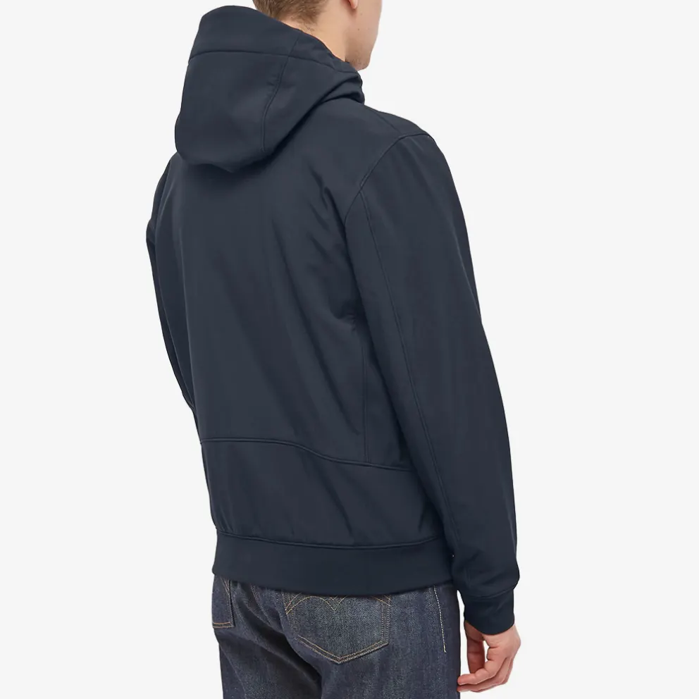 Cp Company S/S Lens Soft Shell Jacket In Navy - Image 4