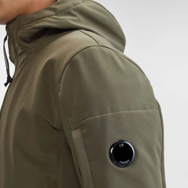 Cp Company Shell-R A/W Lens Jacket In Ivy Green - Image 4