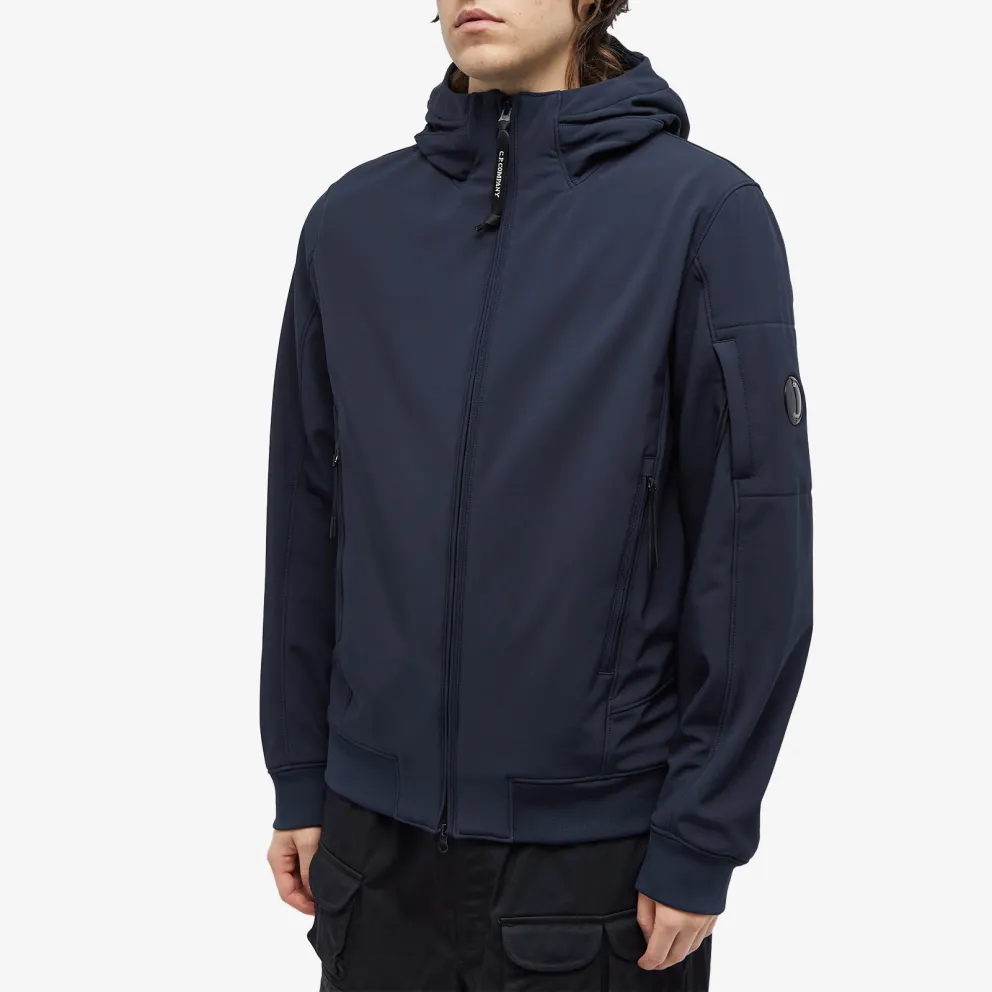 Cp Company Shell-R A/W Lens Jacket In Navy - Image 3