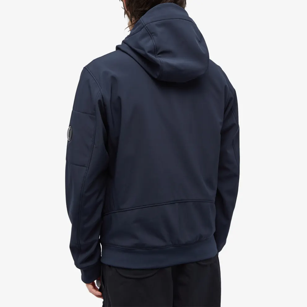 Cp Company Shell-R A/W Lens Jacket In Navy - Image 4