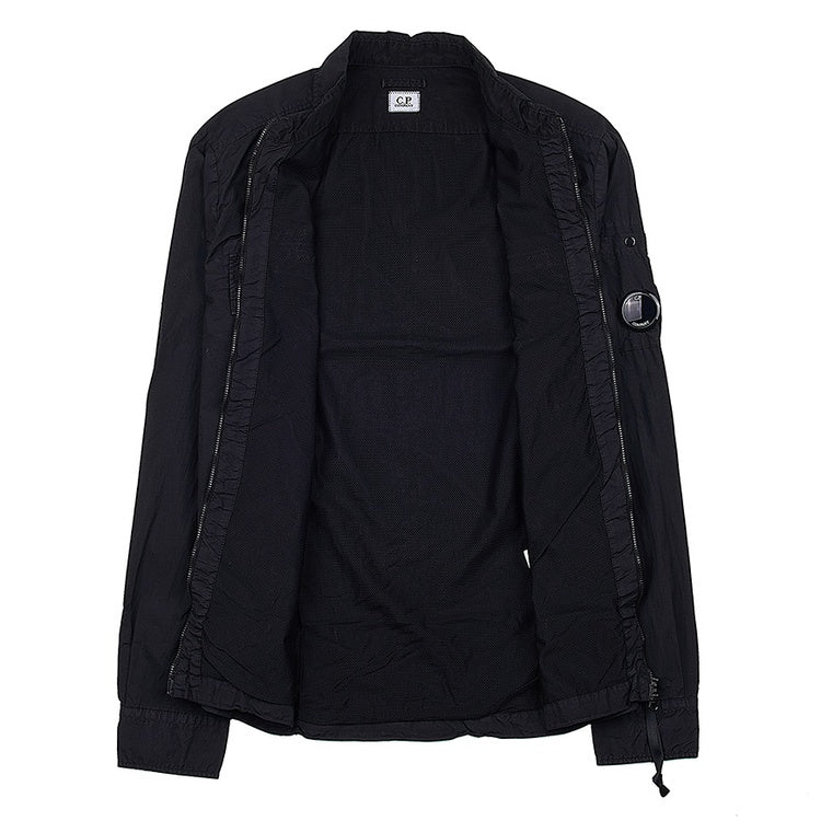 Cp Company Taylon L Chrome Lens Full Zip Shirt Black - Image 7