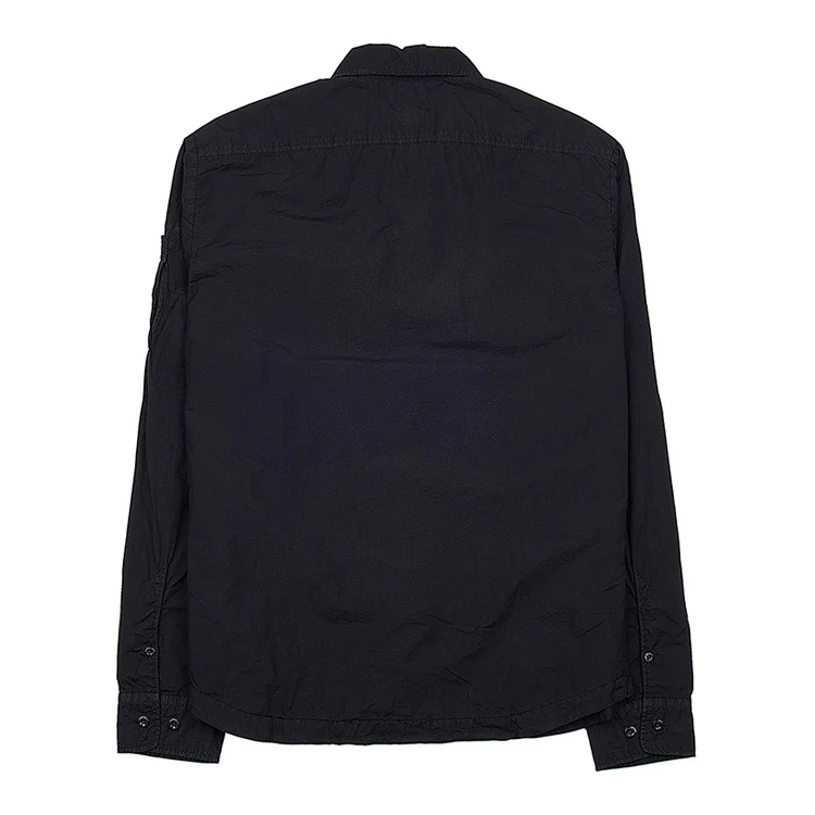 Cp Company Taylon L Chrome Lens Full Zip Shirt Black - Image 8