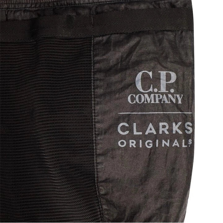 Cp Company X Clarks Original Lino Wax Travel Bag In Black - Image 6