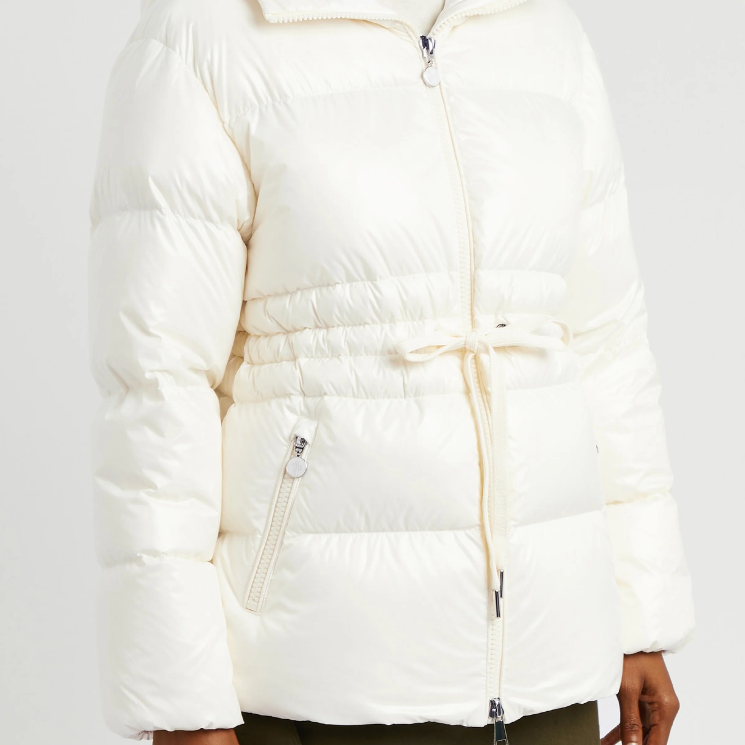 Moncler Ladies Taleve Down Jacket In White - Image 3