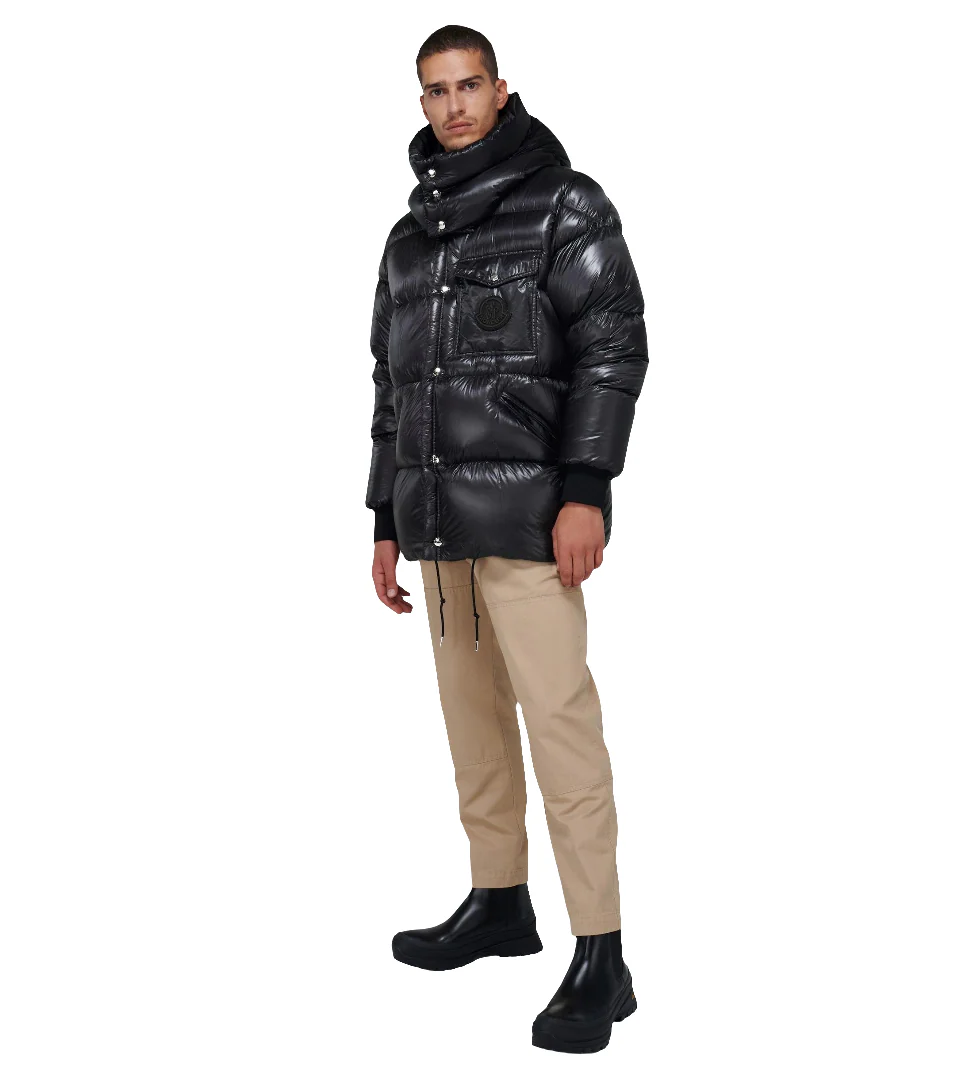 Moncler Lamentin Down Jacket In Black - Image 4
