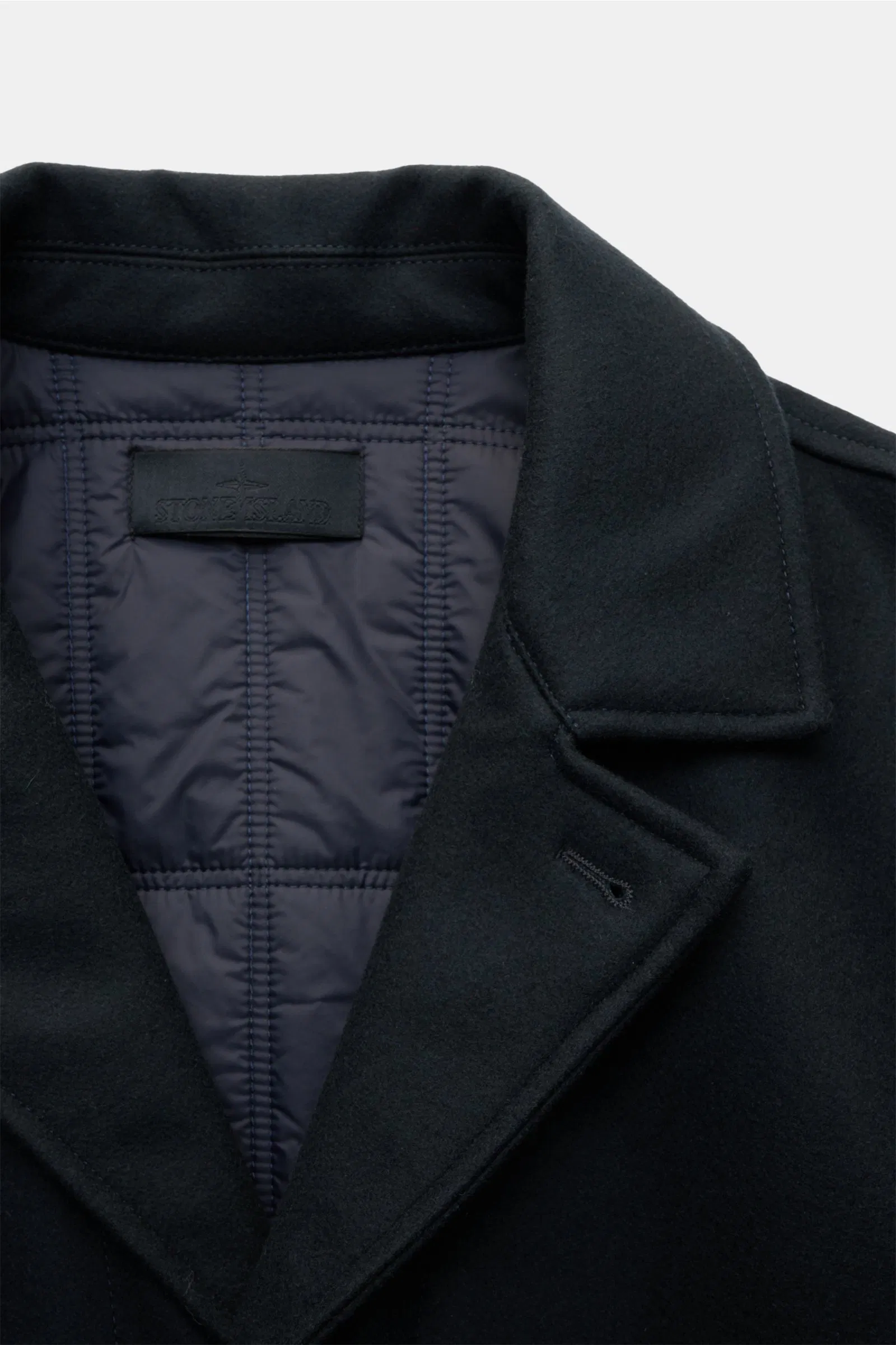 Stone Island Performance Flannel Ghost Piece In Navy - Image 2