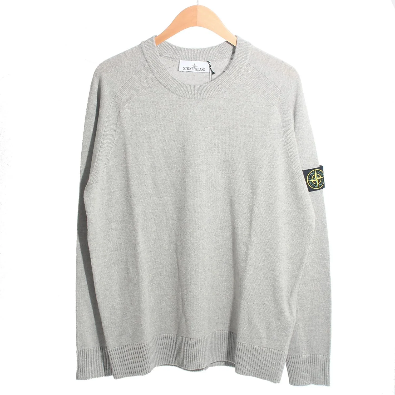 Stone Island Rws Light Knit Sweatshirt In Grey
