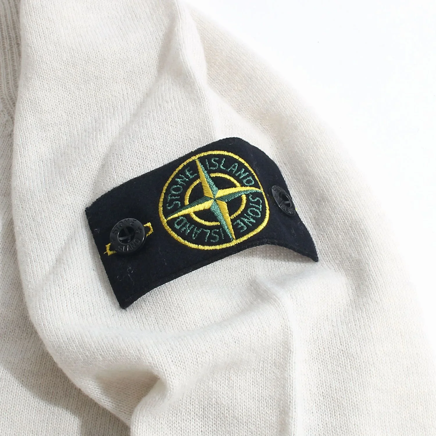 Stone Island Rws Light Knit Sweatshirt In Ivory - Image 2